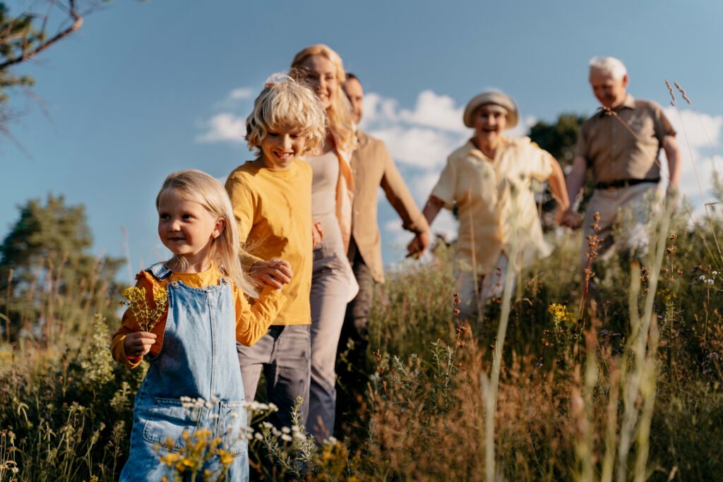 Kinship Care: Grand-families in Society medium shot happy family nature